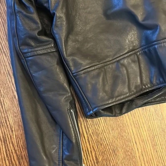 Terminator 2 Style Genuine Leather Jacket - Made in Canada - Picture 6 of 8